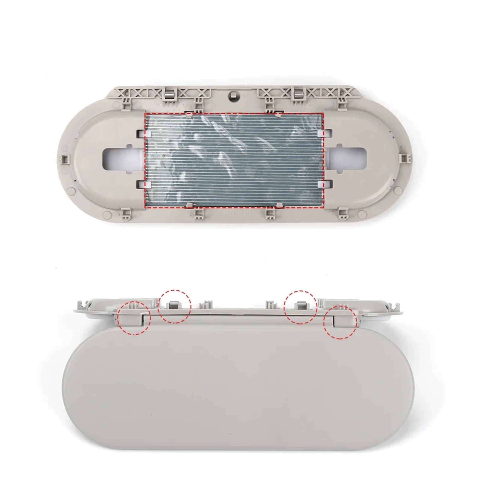 RFVBG Auto-Innenraum-Sonnenblende, Sonnenschutzverkleidung, Kosmetikspiegelabdeckung, Autozubehör, for Mini, Cooper S, One D, JCW F54 F55 F56 F60 Kosmetikspiegelabdeckung für die Sonnenblende im Auto( RFVBG Auto-Innenraum-Sonnenblende, Sonnenschutzverkleidung, Kosmetikspiegelabdeckung, Autozubehör, for Mini, Cooper S, One D, JCW F54 F55 F56 F60 Kosmetikspiegelabdeckung für die Sonnenblende im Auto( von RFVBG