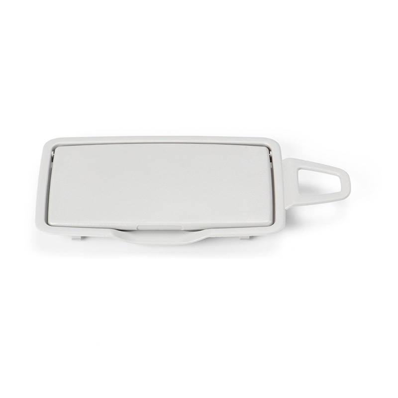 RFVBG Auto-Sonnenblende, Sonnenschutz, Gehäuse, Kosmetikspiegel-Abdeckung, for Mercedes-Benz, V-Klasse Vito Viano W447 W448 V260 Kosmetikspiegelabdeckung für die Sonnenblende im Auto(Left Light Gray) von RFVBG
