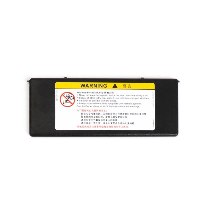 RFVBG Auto-Sonnenblende-Kosmetikspiegelabdeckung, for Buick, Regal Lacrosse Envision Verano Excelle, for Chevrolet Malibu XL Kosmetikspiegelabdeckung für die Sonnenblende im Auto(Black) von RFVBG