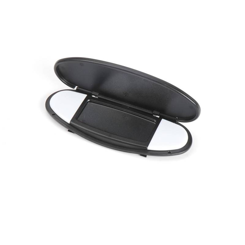RFVBG Auto Sonnenblende Sonnenschutz Panel Gehäuse Kosmetikspiegel Abdeckung, for MINI, R55 R56 R60, for, for MINI, 51167316833 Zubehör Kosmetikspiegelabdeckung für die Sonnenblende im Auto(Black) von RFVBG