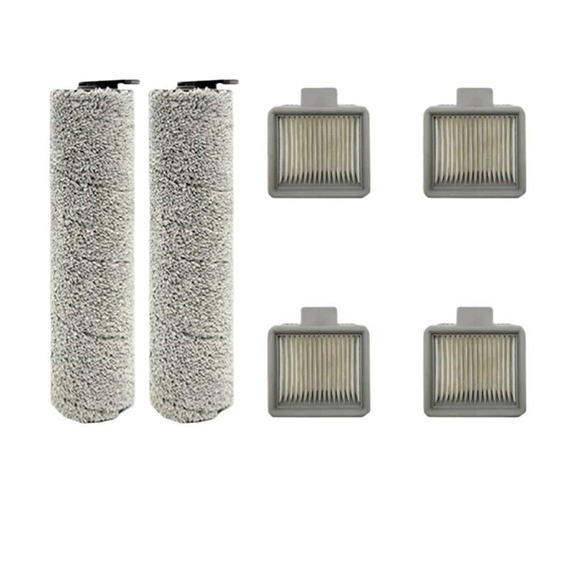RFVBG Ersatzwalzenbürste und Hepa-Filter for Dreame H11 / H11 Max, Nass- und Trockensauger-Ersatzteilzubehör Staubsauger-Hepa-Filter(6pcs) von RFVBG