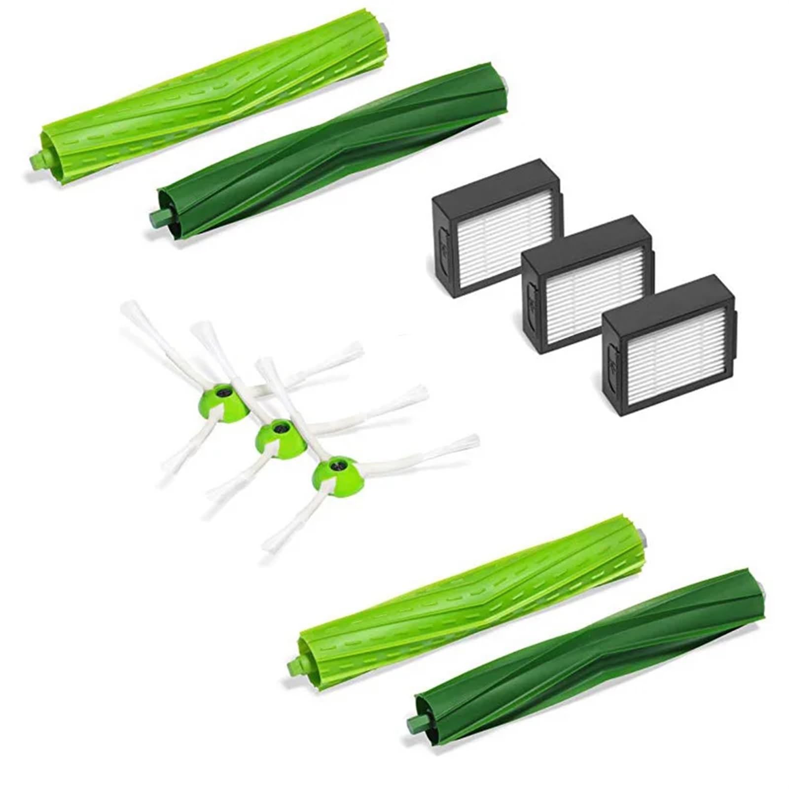 RFVBG Neue Hauptbürste, Hepa-Filter und Seitenbürste, for iRobot Roomba i7 i7+ i8 E5 E6 I-Serie, Staubsauger-Ersatzteile Staubsauger-Hepa-Filter(As The picture-03) von RFVBG