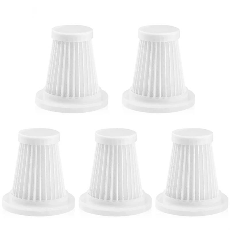 RFVBG Original Staubsauger Filter 2/3/5 PCS Wiederverwendbare Staubsauger Zubehör Waschbar Filter Handstaubsauger Werkzeug Filter Staubsauger-Hepa-Filter(5 PCS) von RFVBG