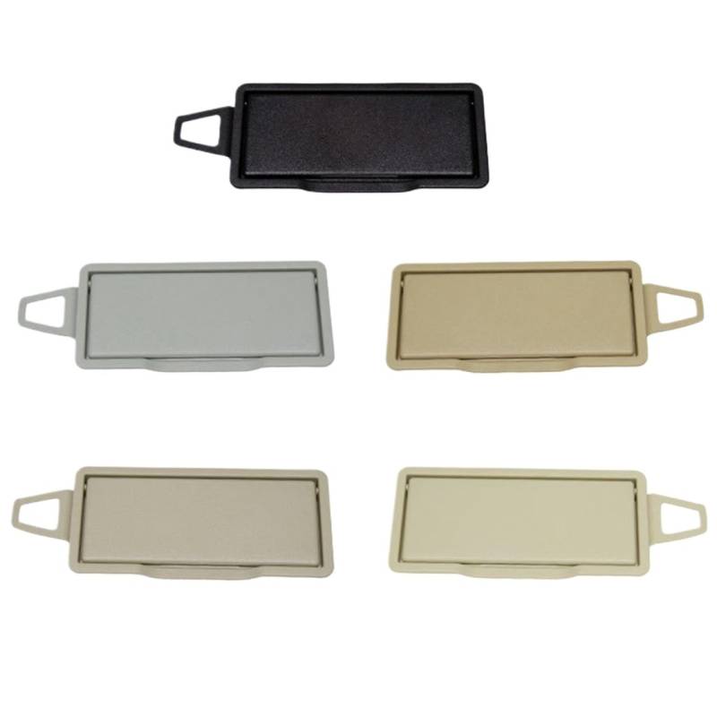 RFVBG Sonnenschutz Visier Make-up Kosmetikspiegel Abdeckung, for Mercedes-Benz, C-Klasse GLK W204 C200 GLK300 Beige Schwarz Grau Kosmetikspiegelabdeckung für die Sonnenblende im Auto(Deerskin Beige L) von RFVBG