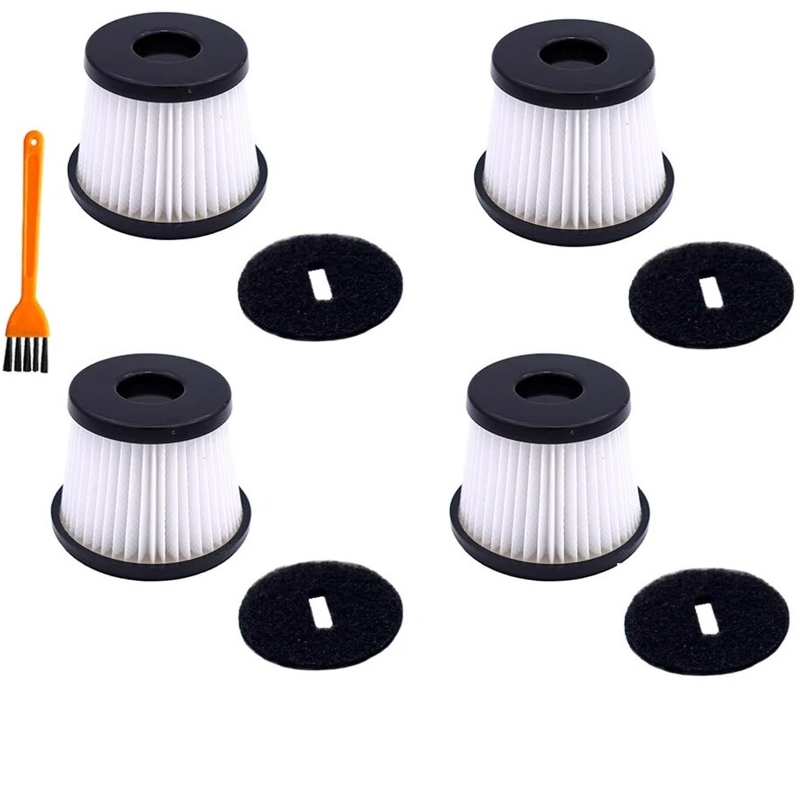 RFVBG Staubsauger-HEPA-Filter-Ersatz, for Hyundai H-VCH06 h-vch07, Zubehör for Handstaubsauger-Filterteile Staubsauger-Hepa-Filter(4pcs) von RFVBG