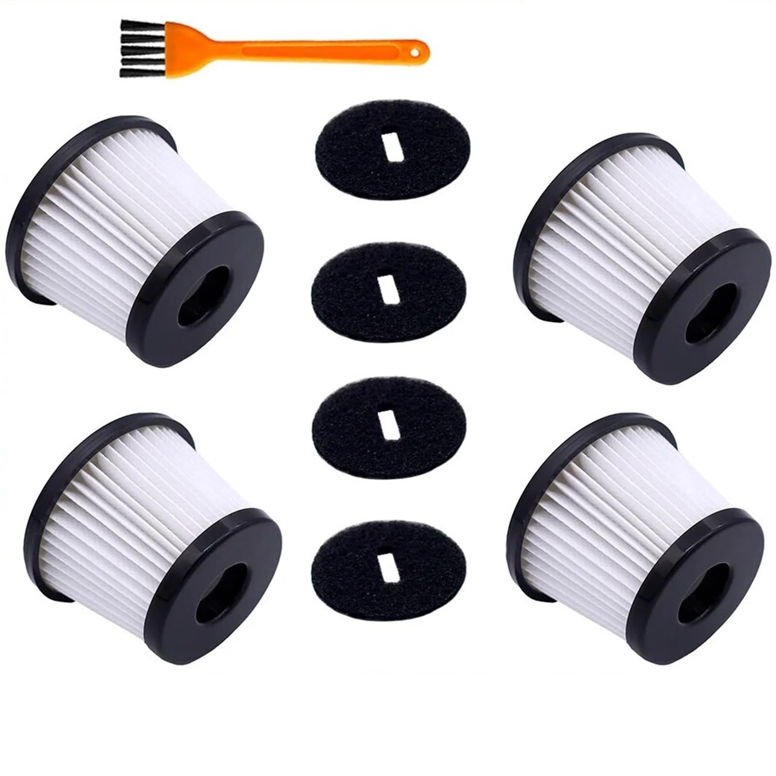 RFVBG Staubsauger-HEPA-Filter-Ersatz, for LiDl, for Cecotec Conga Thunderbrush 820 850 650, Handstaubsauger-Filterteil-Zubehör Staubsauger-Hepa-Filter(4pcs) von RFVBG