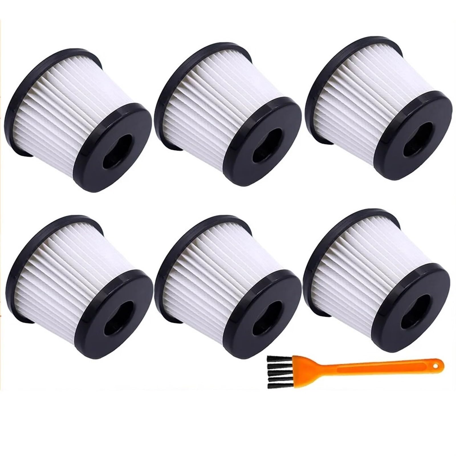 RFVBG Staubsauger HEPA-Filter Ersatz, for SILVERCREST SHAZ 22.2 C3 Griffstaubsauger, Filter Teile Zubehör Staubsauger-Hepa-Filter(6pcs) von RFVBG