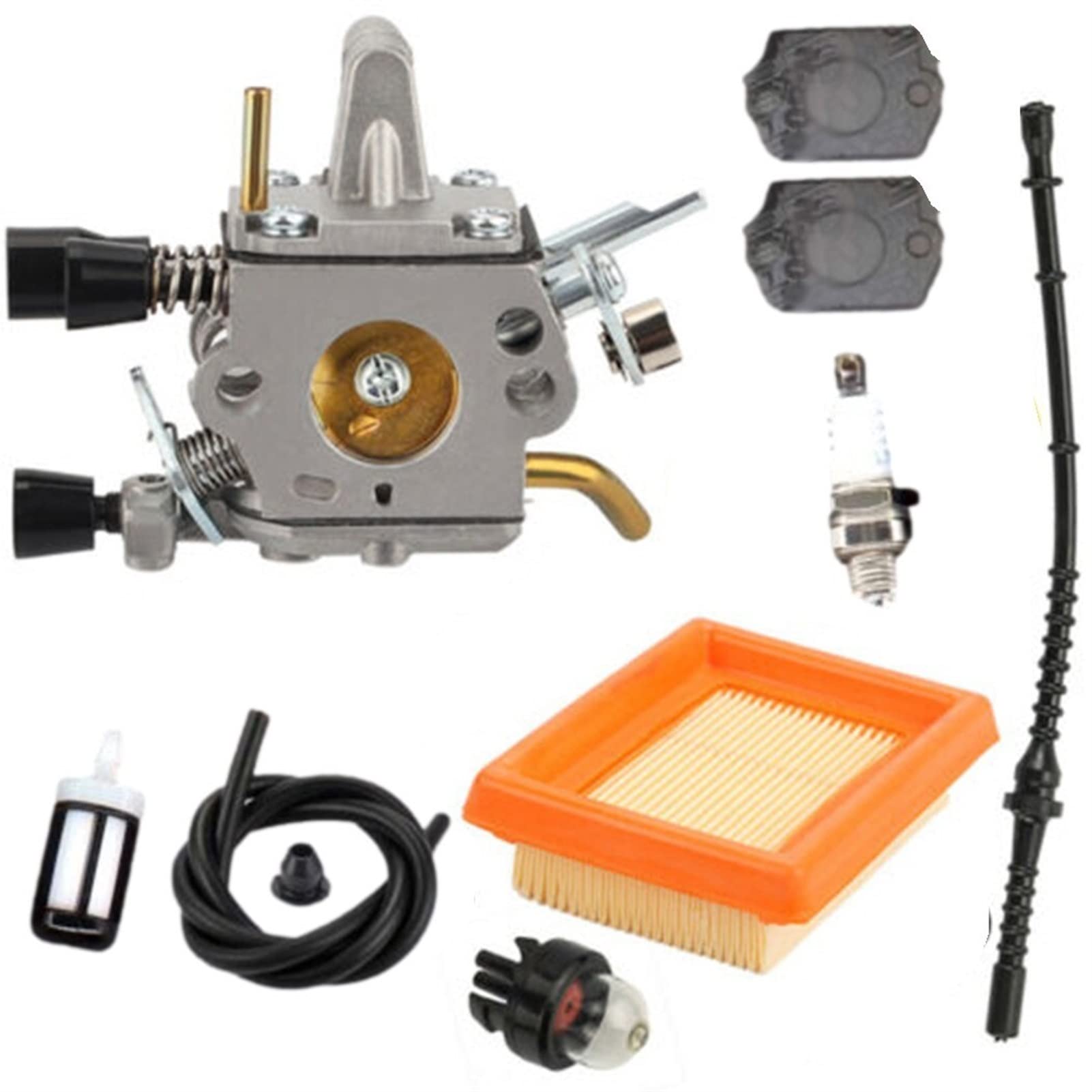 RFVBG Vergaser-Luftfilter, for STIHL, FS120 FS200 FS250 FS300 FS350 mit Zündkerze, Gartenreparaturwerkzeuge, Rasenmäher-Trimmerzubehör RFVBG Vergaser-Luftfilter, for STIHL, FS120 FS200 FS250 FS300 FS350 mit Zündkerze, Gartenreparaturwerkzeuge, Rasenmäher-Trimmerzubehör von RFVBG