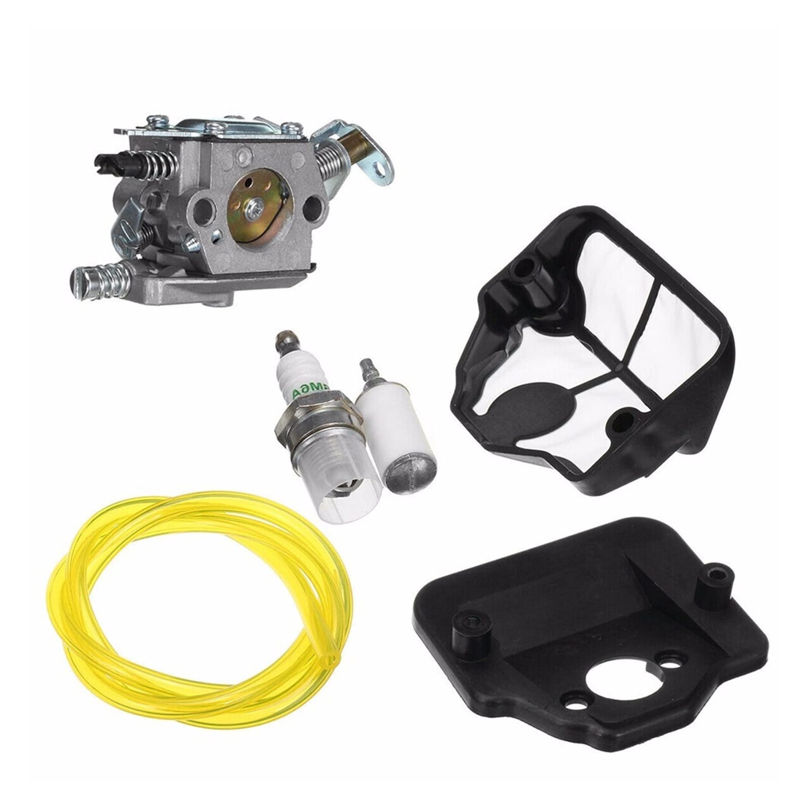 RFVBG Vergaser-Vergaser-Kit for Husqvarna 36 41 136 137 141 142 Kettensägen-Teilezubehör mit Zündkerze und Kraftstofffilter RFVBG Vergaser-Vergaser-Kit for Husqvarna 36 41 136 137 141 142 Kettensägen-Teilezubehör mit Zündkerze und Kraftstofffilter von RFVBG