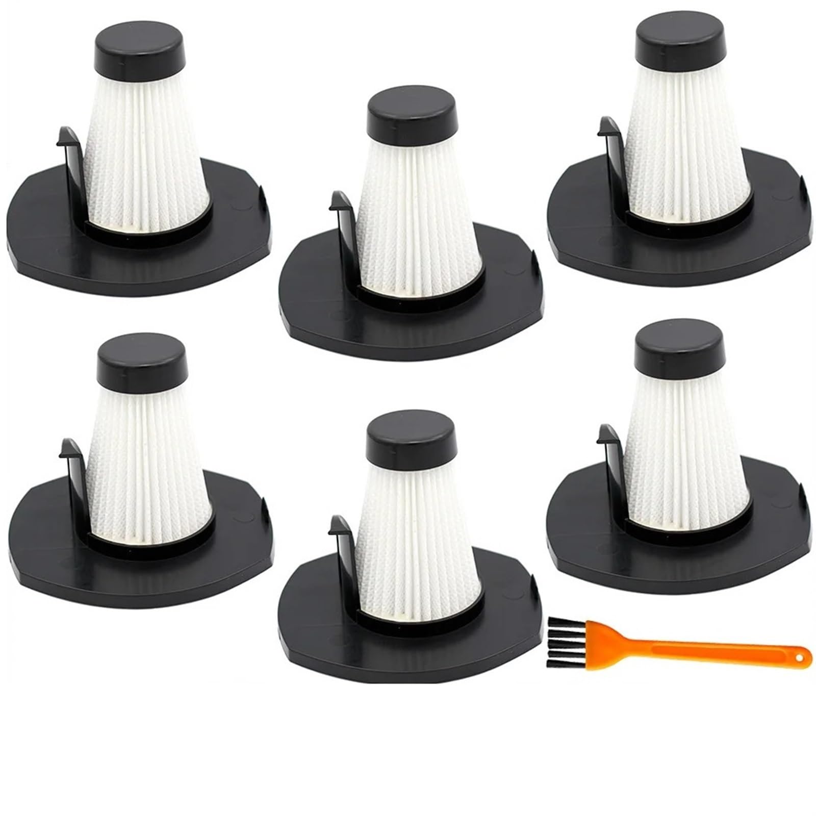 RFVBG Waschbarer HEPA-Filter for Staubsauger, for MooSoo LT450 kabelgebundener Staubsauger, Filterteile-Zubehör Staubsauger-Hepa-Filter(6pcs) von RFVBG