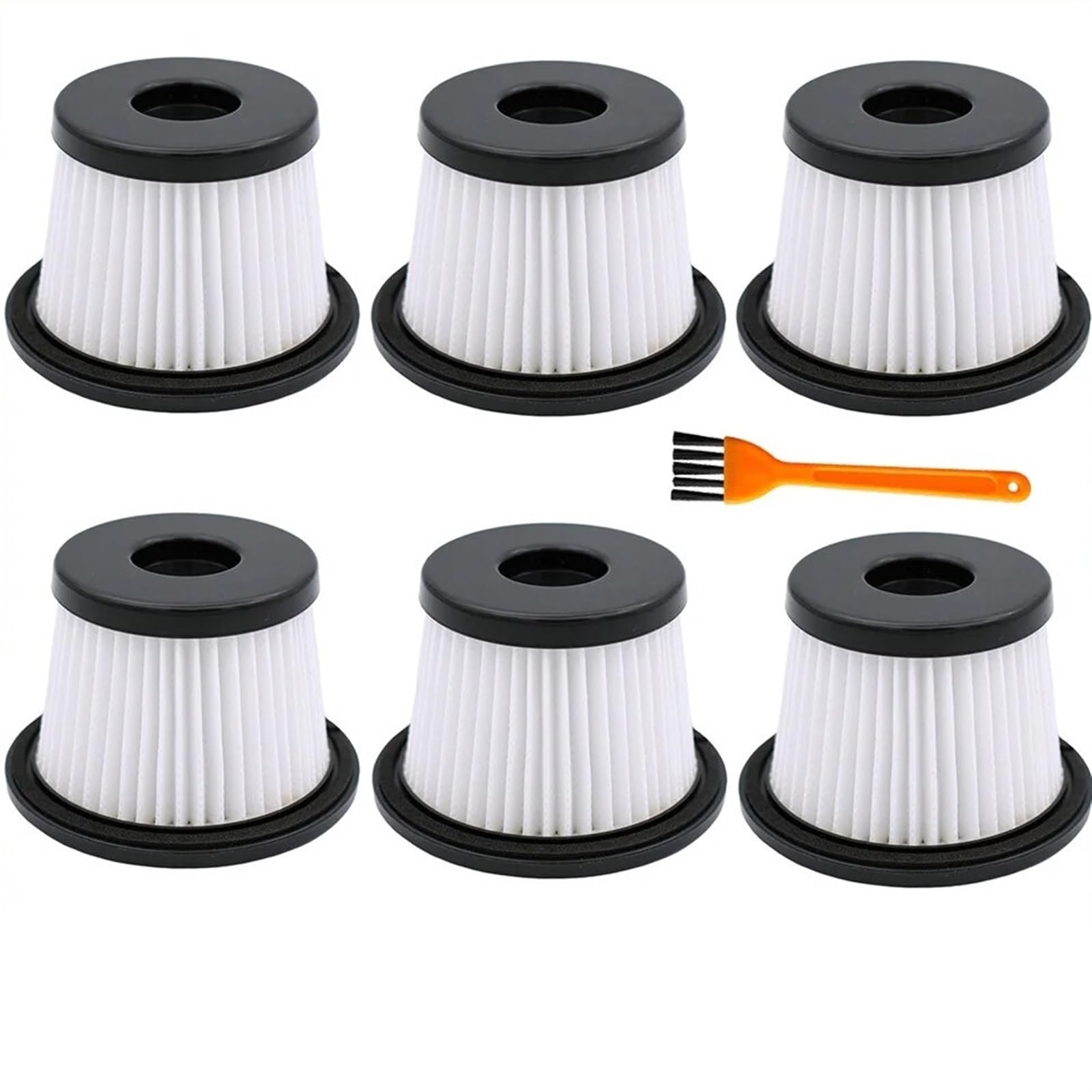 RFVBG Waschbarer HEPA-Filter for Staubsauger, for SILVERCREST SHAZB 29.6 A1 Handstaubsauger, Filter, Ersatzteile, Zubehör Staubsauger-Hepa-Filter(6pcs) von RFVBG