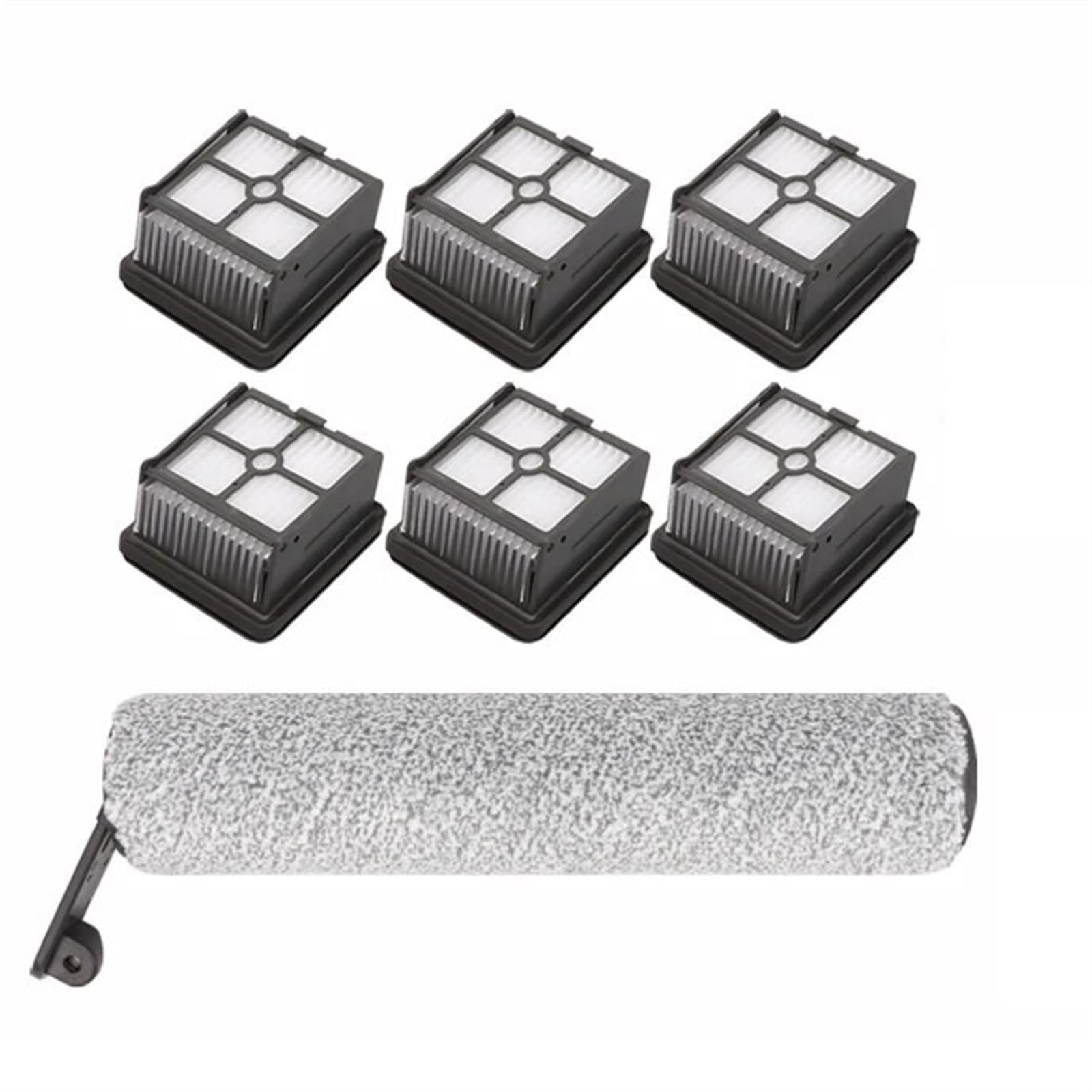 RFVBG for Dreame, H12 H12 Pro/Plus, Nass- und Trockensauger, Ersatz-Ersatzteile, weiche Rollenbürste, Hepa-Filter-Zubehör Staubsauger-Hepa-Filter(Set 2) von RFVBG