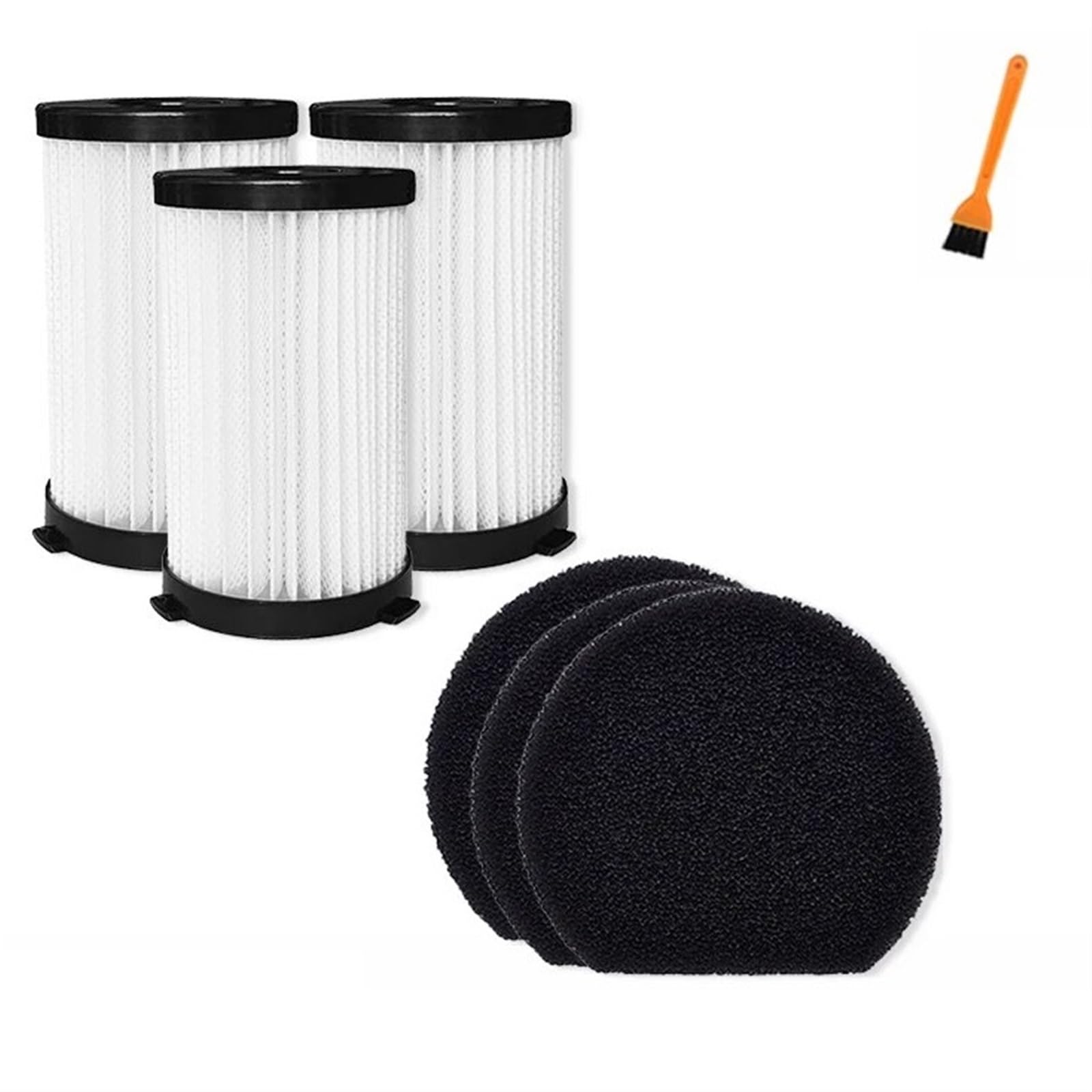 RFVBG for MooSoo, for D600 D601, for Cecotec Conga Thunderbrush 520 560, for Ariete Handy Force 2761 2759 RBT, Staubsauger Filter HEPA Element Staubsauger-Hepa-Filter(Set 2) von RFVBG