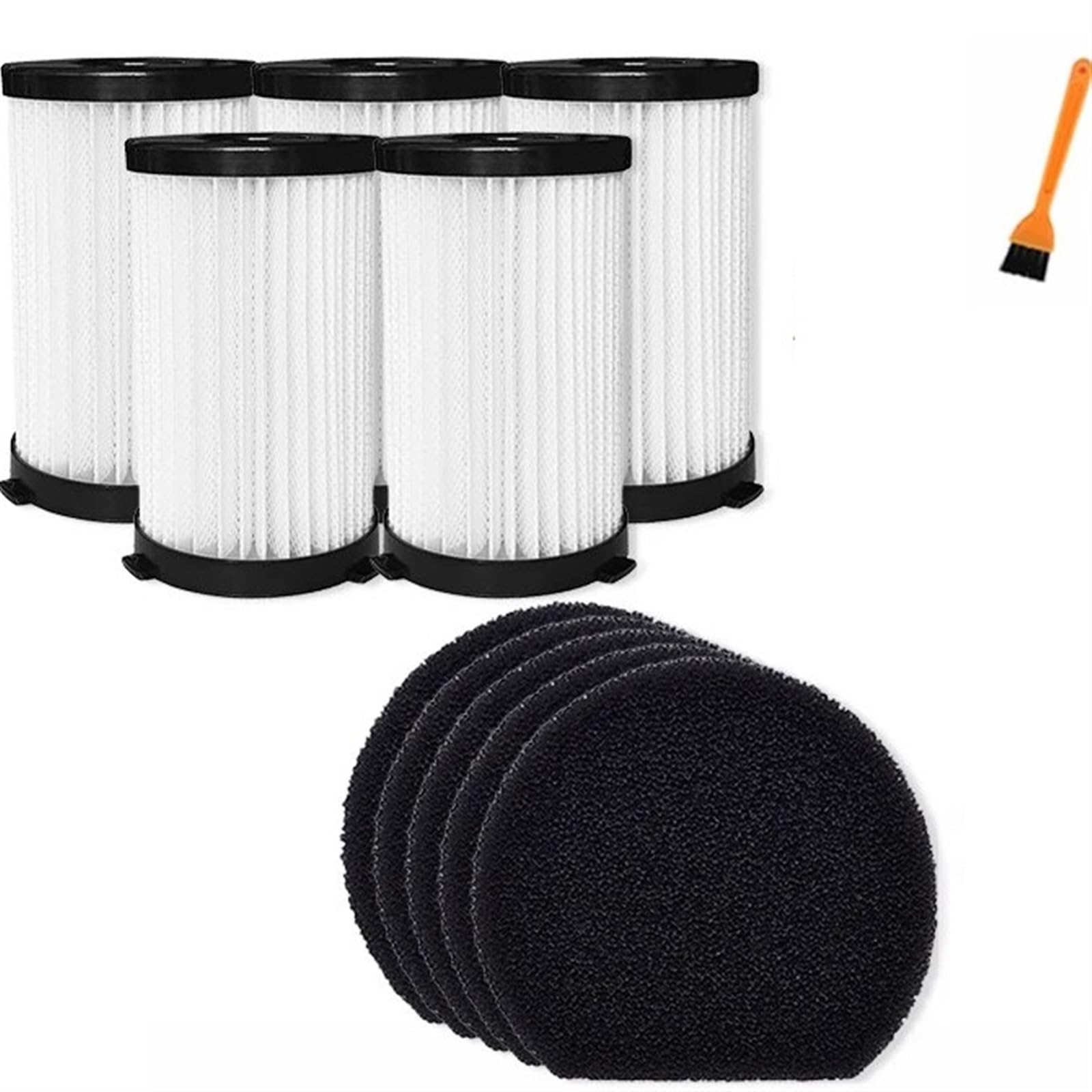 RFVBG for MooSoo, for D600 D601, for Cecotec Conga Thunderbrush 520 560, for Ariete Handy Force 2761 2759 RBT, Staubsauger Filter HEPA Element Staubsauger-Hepa-Filter(Set 3) von RFVBG