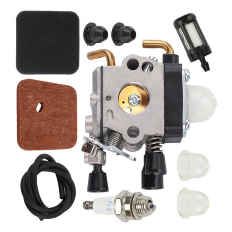 RFVBG for STIHL, HT70 HT75 Vergaser Kit HS72 HS74 HS75 HS80 FS74 FS76, for Zama, C1Q-S66 Primer Birne Zündkerze Fadentrimmer von RFVBG