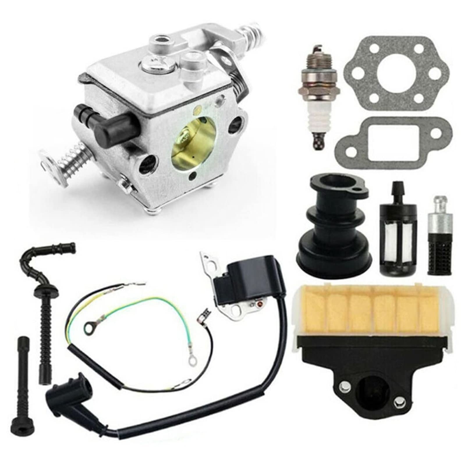 RFVBG for STIHL, Kettensäge MS210 MS230 MS250 021 023 025 Vergaser Kit Kraftstofffilter Kraftstoffleitung Zündkerze RFVBG for STIHL, Kettensäge MS210 MS230 MS250 021 023 025 Vergaser Kit Kraftstofffilter Kraftstoffleitung Zündkerze von RFVBG