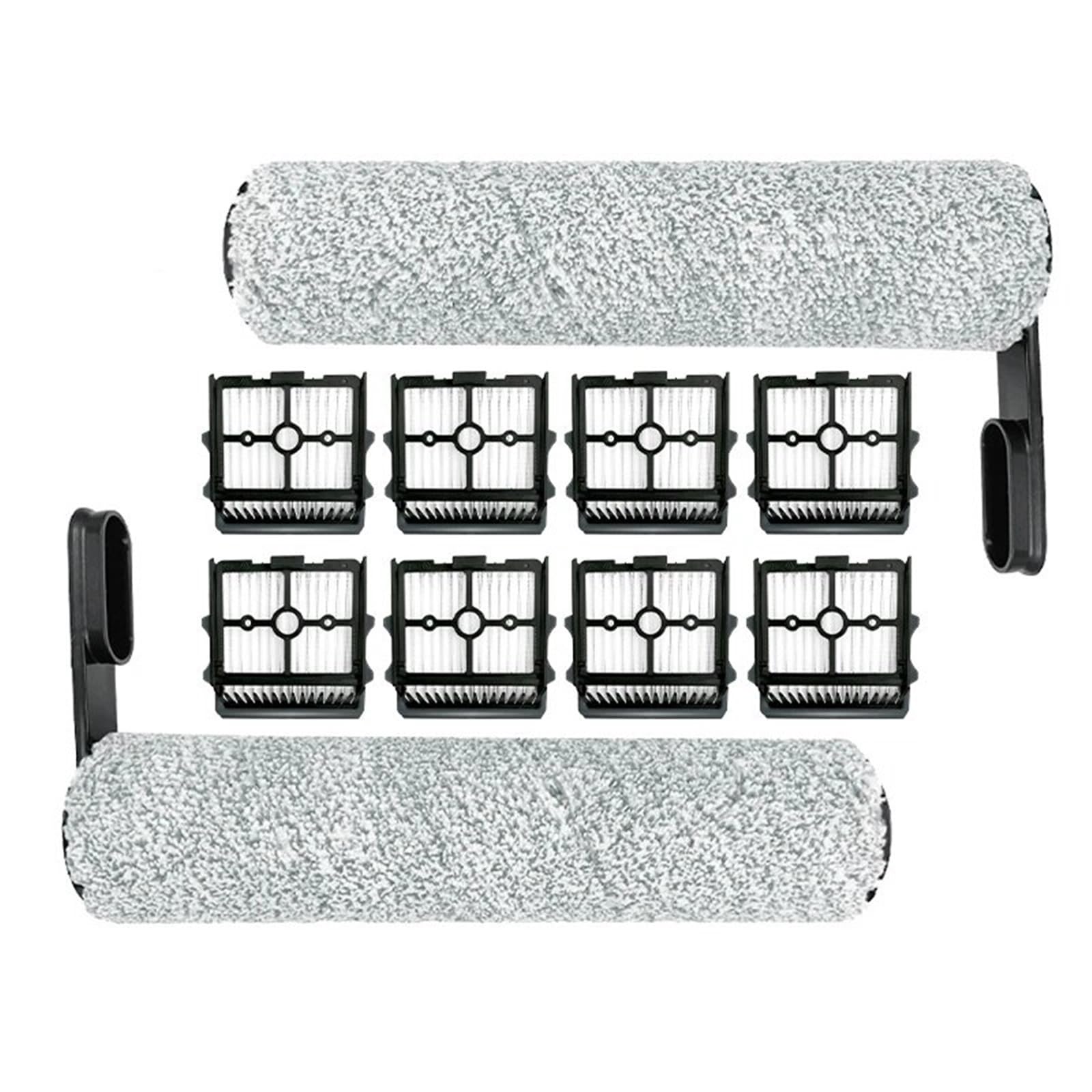 RFVBG for Tineco Floor ONE S5/Floor One S5 Pro 2/ S5, Extreme Smart Staubsauger-Ersatzbürstenrollen und HEPA-Filter Staubsauger-Hepa-Filter(10PCS-01) von RFVBG