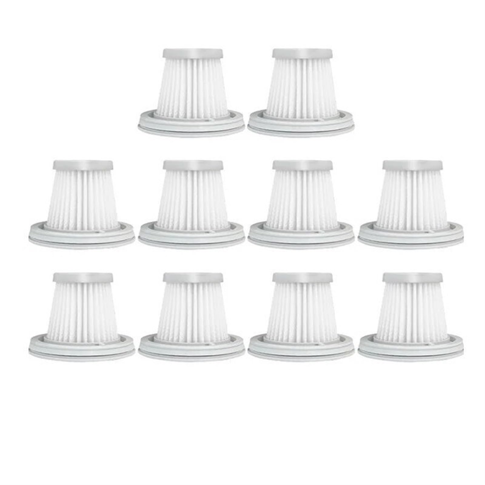 RFVBG for Xiaomi, for Mijia, Handlicher Staubsauger, SSXCQ01XY Home Car Mini Wireless Hepa Filter Ersatzteile Ersatzzubehör H13 Staubsauger-Hepa-Filter(10 Filters) von RFVBG