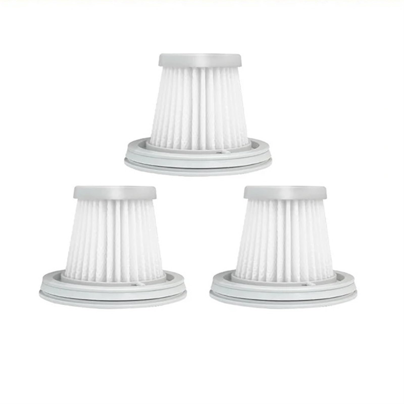 RFVBG for Xiaomi, for Mijia, Handlicher Staubsauger, SSXCQ01XY Home Car Mini Wireless Hepa Filter Ersatzteile Ersatzzubehör H13 Staubsauger-Hepa-Filter(3 Filters) von RFVBG