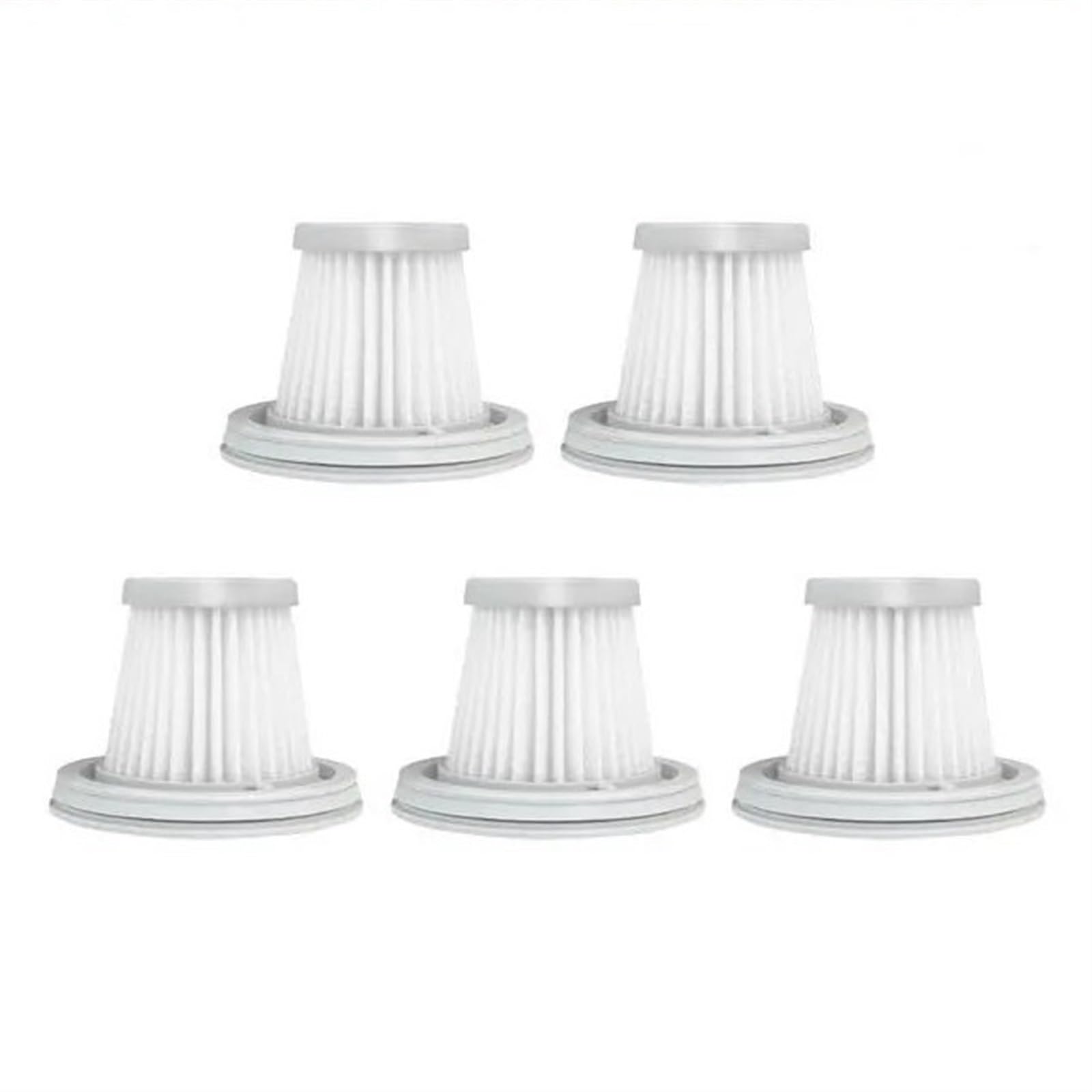 RFVBG for Xiaomi, for Mijia, Handlicher Staubsauger, SSXCQ01XY Home Car Mini Wireless Hepa Filter Ersatzteile Ersatzzubehör H13 Staubsauger-Hepa-Filter(5 Filters) von RFVBG