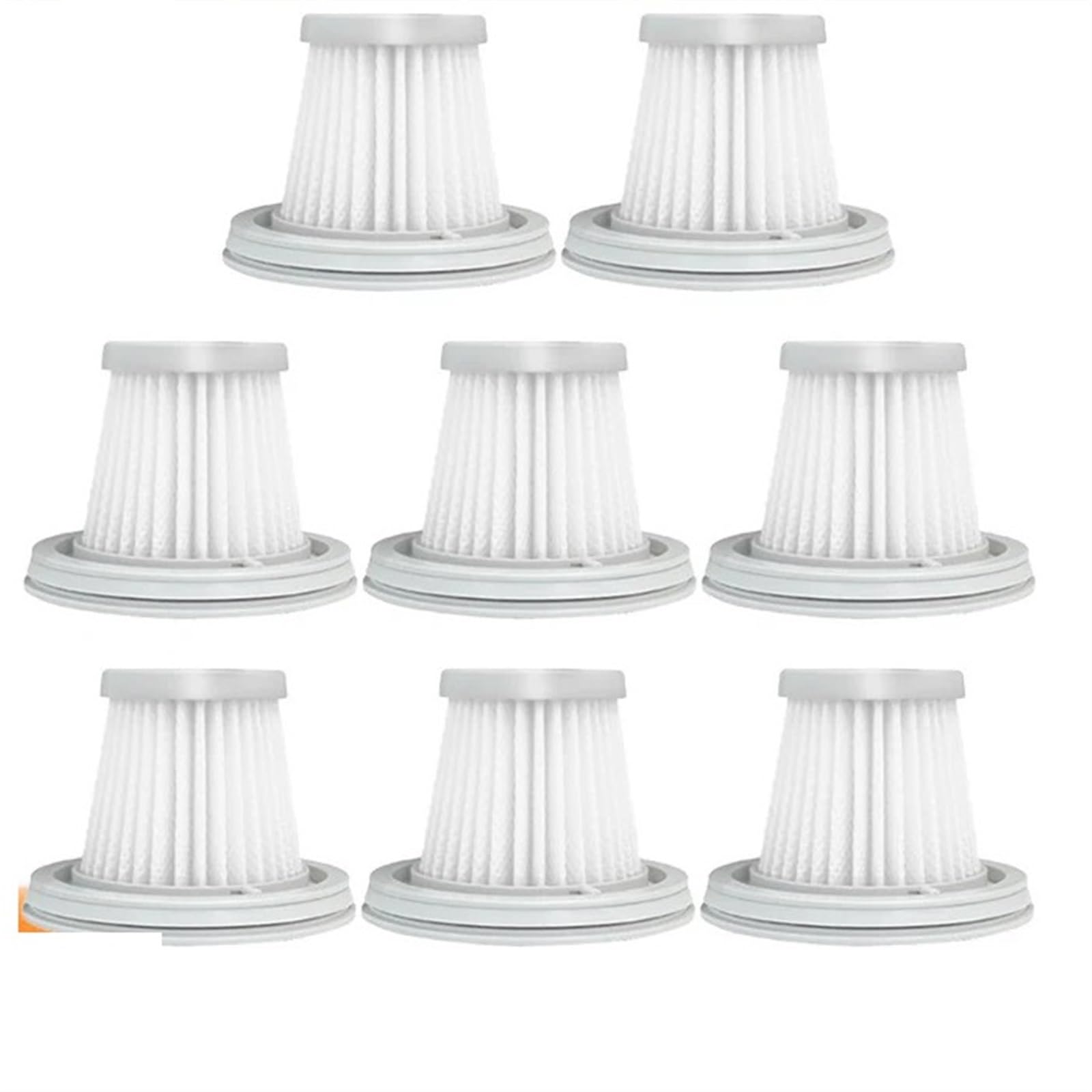 RFVBG for Xiaomi, for Mijia, Handlicher Staubsauger, SSXCQ01XY Home Car Mini Wireless Hepa Filter Ersatzteile Ersatzzubehör H13 Staubsauger-Hepa-Filter(8 Filters) von RFVBG