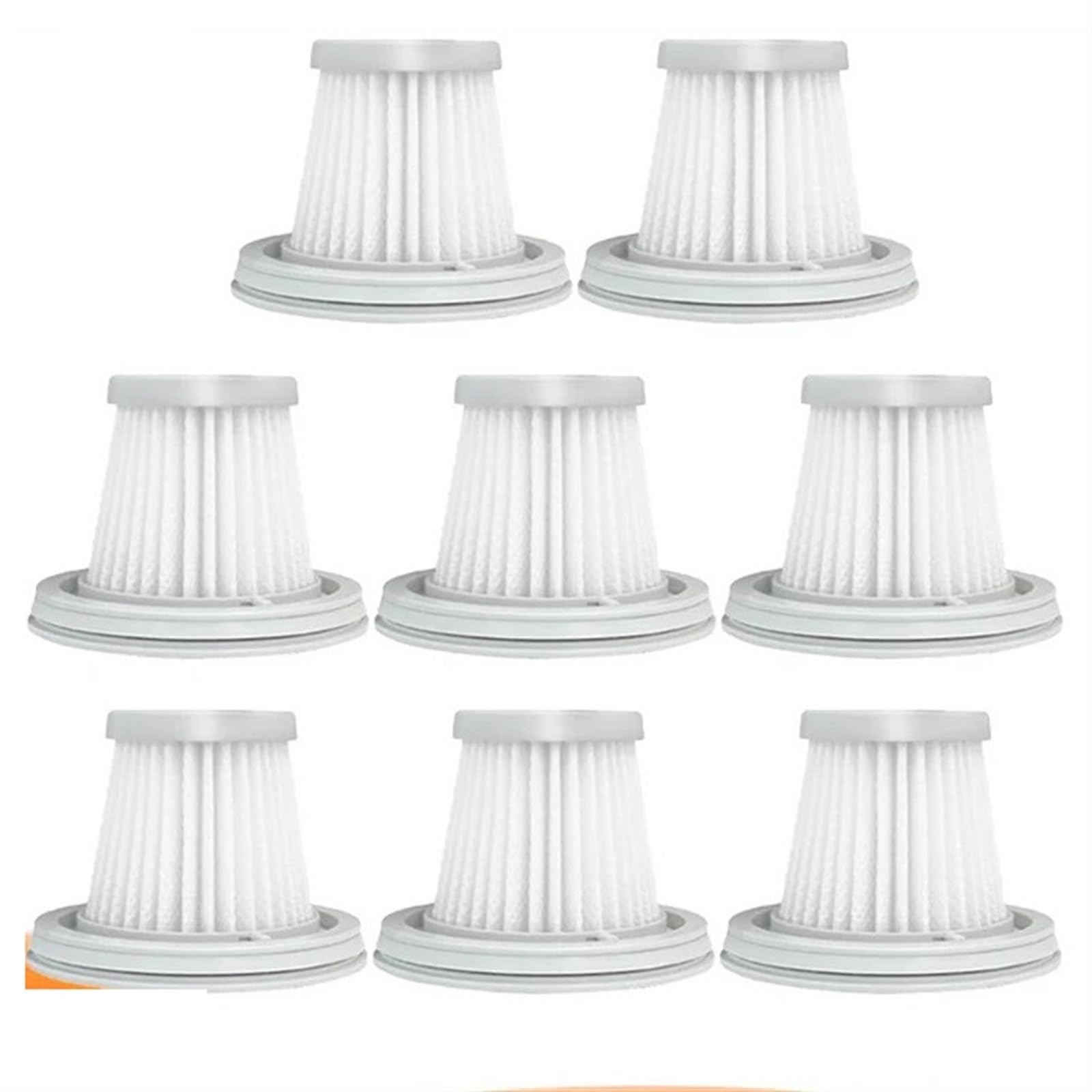 RFVBG for Xiaomi, for Mijia Handy Staubsauger SSXCQ01XY, Home Car Mini Wireless Hepa Filter Ersatzteile Ersatz Zubehör H13 Staubsauger-Hepa-Filter(8 Filters) von RFVBG