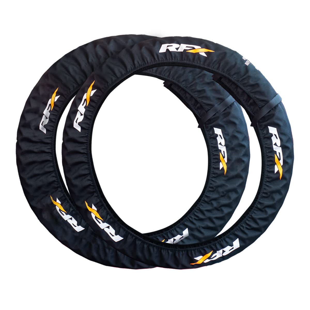 RFX Factory Erwachsene Reifenabdeckungen (schwarz) 1 Paar von RFX