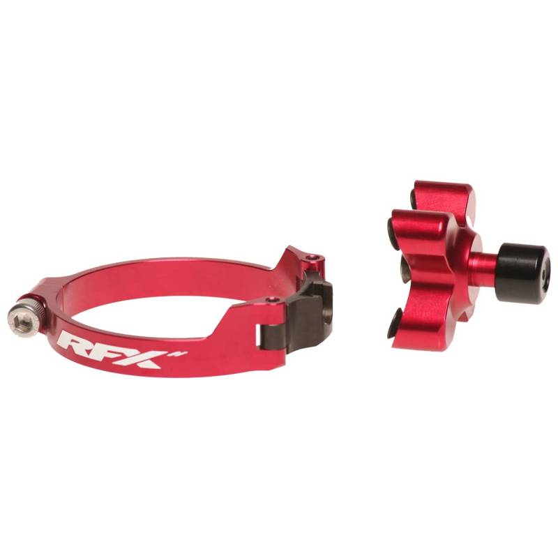RFX fxla 10300 99RD Launch Contol Honda CR250 97–07 CRF250/450 04 ≫ auf Kawasaki KXF250/450 06 ≫ auf Suzuki RM125 01–08 RM250 04–08 RMZ250/450 07 > auf WP Factory 48 mm Gabeln 56.4 mm, rot von RFX