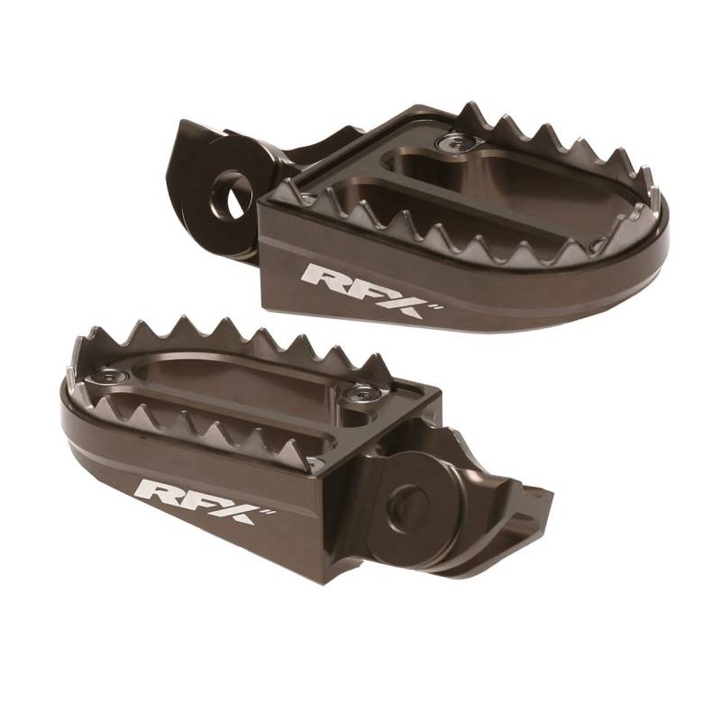 RFX Pro Serie Shark Zähne Fußstützen (harteloxiert) von RFX