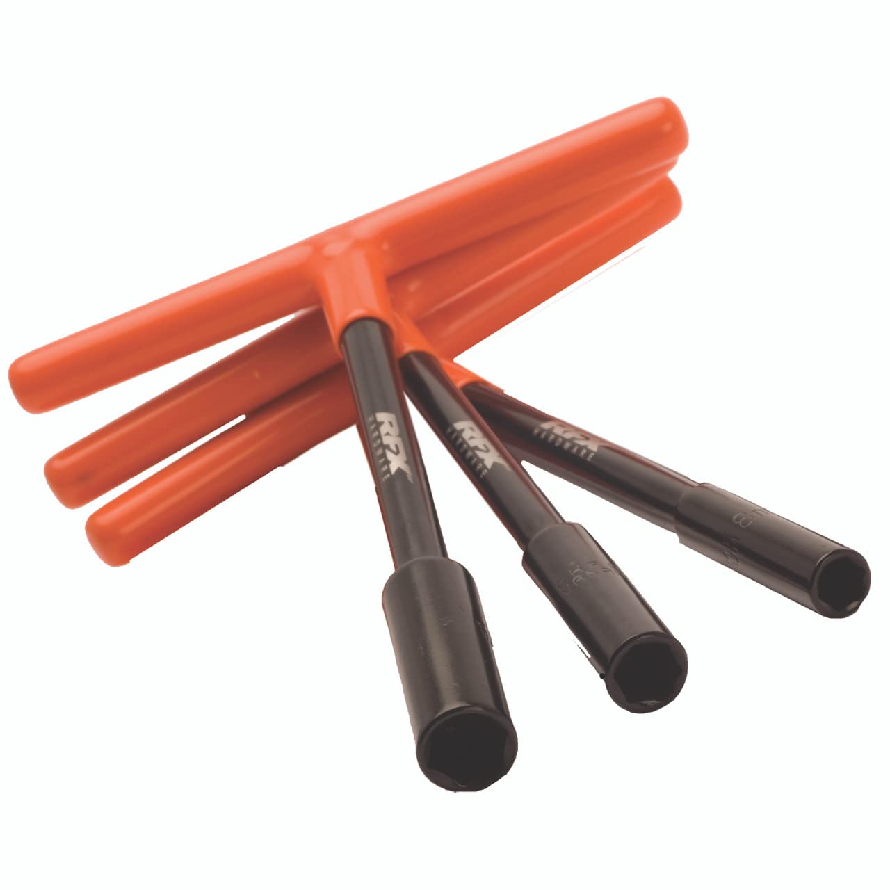 RFX Pro T-Bar Set (schwarz/orange) Standard-Reichweite mit Gummigriff, 8 mm/10 mm/13 mm von RFX