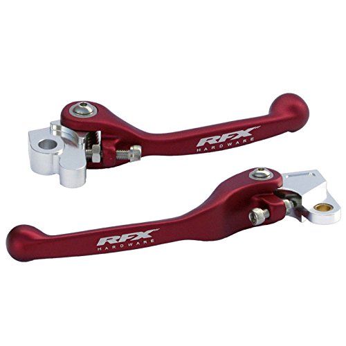 RFX Race geschmiedeter flexibler Hebelsatz (rot) Honda CR125/250 04-07 CRF250/450 04-06 CRFX250/450 04-20 von RFX