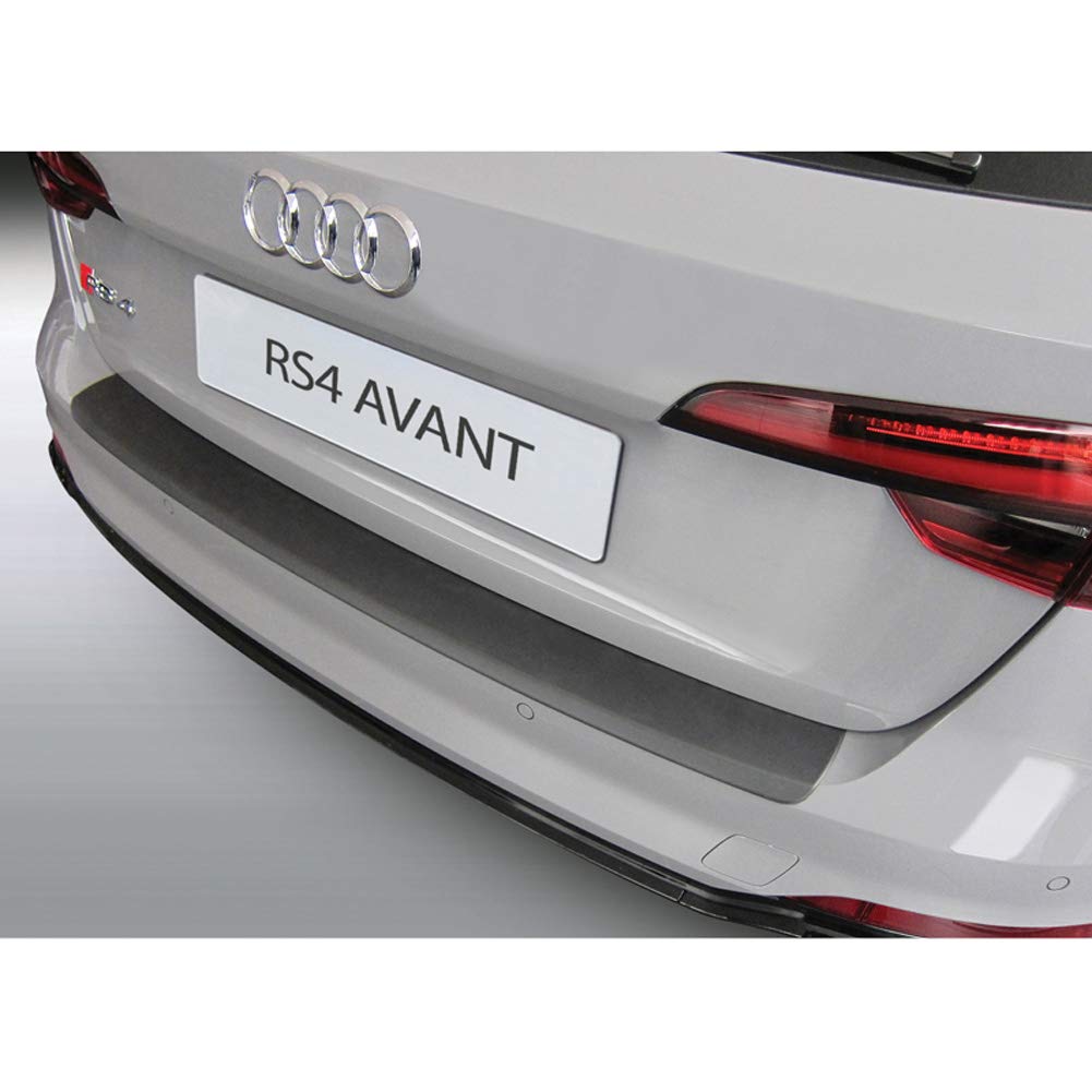 ABS Heckstoßstangenschutz kompatibel mit Audi RS4 Avant 2018- Schwarz von RGM