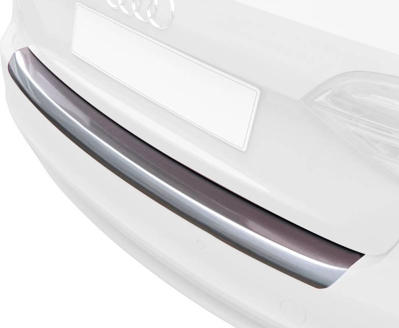 ABS Heckstoßstangenschutz kompatibel mit Subaru XV 2012-2017 'Gebürstet Alu' Look von RGM