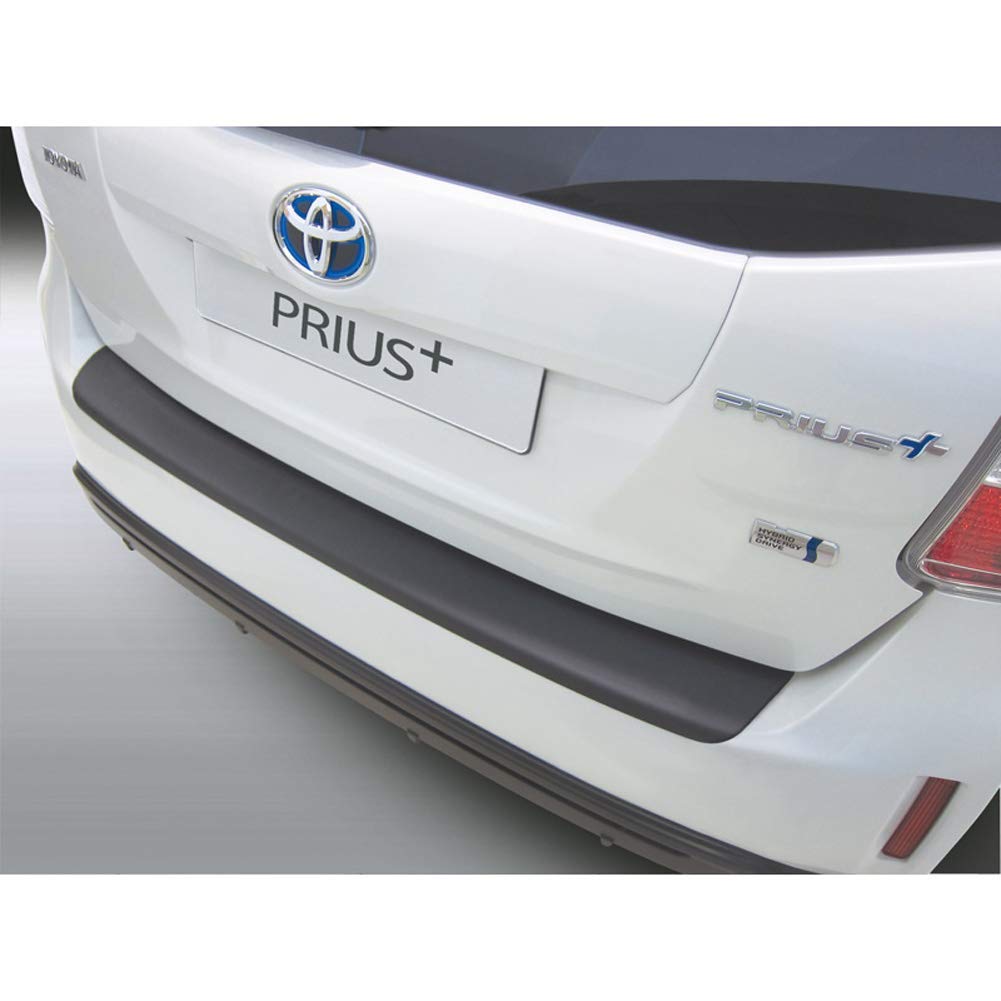 ABS Heckstoßstangenschutz kompatibel mit Toyota Prius 2/2015- 'Ribbed' Schwarz von RGM