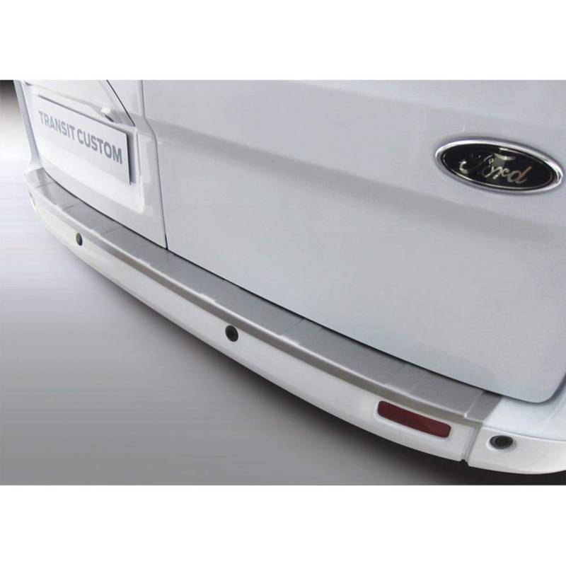 RGM ABS Heckstoßstangenschutz kompatibel mit Ford Transit/Tourneo Custom 2014- 'Gebürstet Alu' Look von RGM