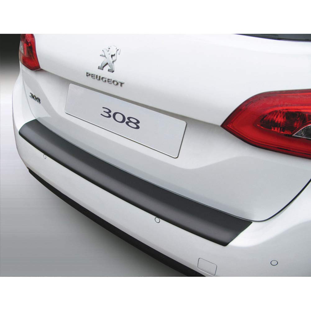 RGM ABS Heckstoßstangenschutz kompatibel mit Peugeot 308 SW 5/2014- Schwarz von RGM