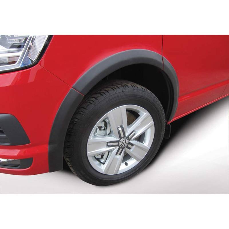 RGM Satz Kotflügelverbreiterungen kompatibel mit Volkswagen Transporter T6 2015- Kurzer Radstand - keine Schiebetüren - Schwarz von RGM