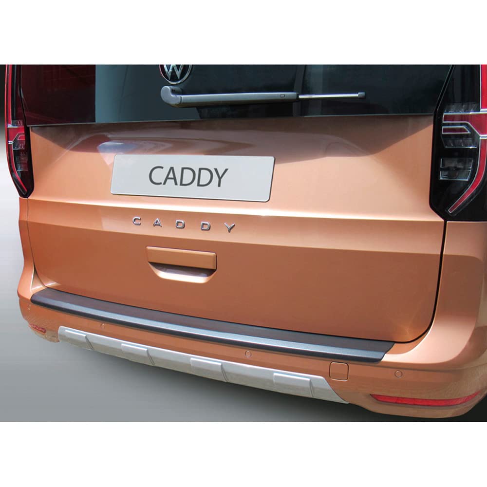 RGM Stoßstange hinten "Skid-Plate" kompatibel mit Volkswagen Caddy V Box/MPV 2020- Silber (ABS) von RGM