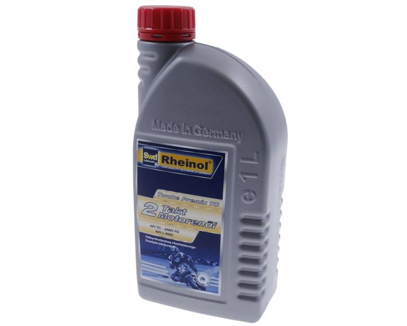 RHEINOL Motoröl Twoke Premix TC - 2-Takt - 1 Liter für Simson Albatros 50cc, Habicht, S50, S51 von RHEINOL