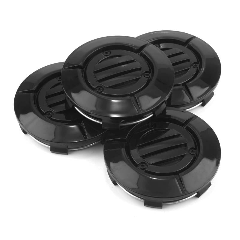 RhinoTuning 4 Stück Radnabenkappen für Nabendeckel OD 83 mm ID 76 mm, Schwarz Radnabenabdeckung Geeignet für Avalanche Rad Suburban Silverado Tahoe Sierra Yukon Denali Escalade, 9595891 Felgendeckel von Rhinotuning