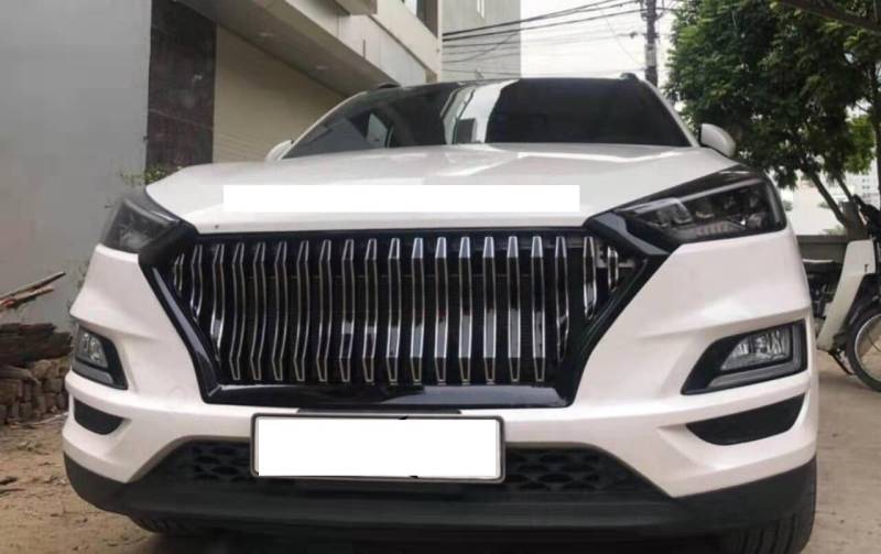 Kühlergrill Frontstoßstange Nierengitter für Hyundai Tucson 2016 2017 2018, Auto Frontgrill Dauerhaft Front Grill Renngrill von RIAAJ
