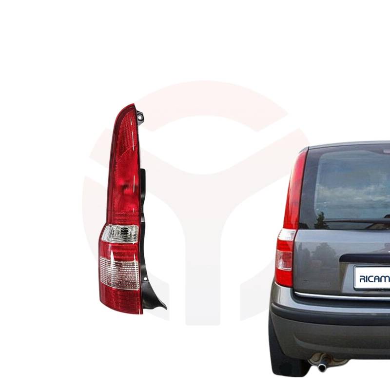 RICAMBYCAR Rücklicht links Körper schwarz kompatibel mit Fiat Panda (169) 2003-2011 (links) von RICAMBYCAR