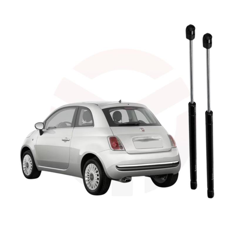 Ricambycar 1 Paar Gasfedern Heckklappe passend für Fiat 500 2007 > 2015 von RICAMBYCAR