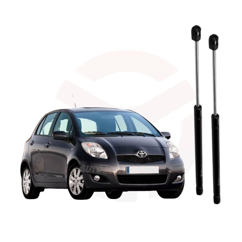 Ricambycar Paar Gasfedern Heckklappe kompatibel mit Toyota Yaris 2006 > 2008 von RICAMBYCAR
