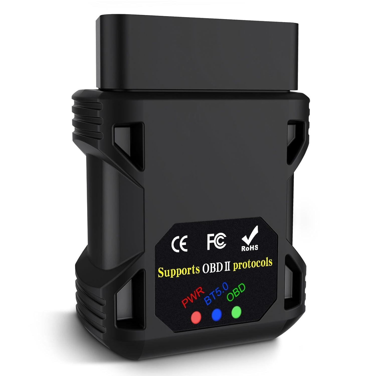 OBD2 Bluetooth 5.0 Diagnosegerät for iPhone iOS Android OBD2 Bluetooth 5.0 Diagnosegerät for iPhone iOS Android von RICOKEY