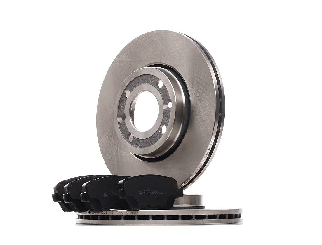 RIDEX 3405B1158 Bremsenset Vorne Belüftet 258, 258,0mm - Bremsen Set mit Bremsscheiben und Bremsbeläge Satz von RIDEX