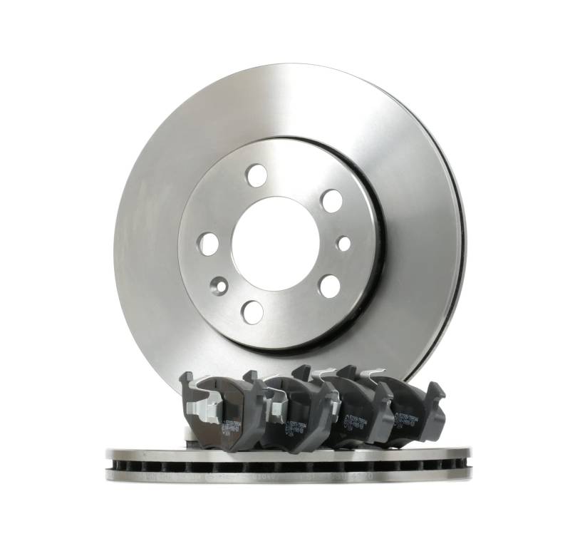 RIDEX 3405B1019 Bremsenset Vorne Belüftet 256mm - Bremsen Set mit Bremsscheiben und Bremsbeläge Satz von RIDEX