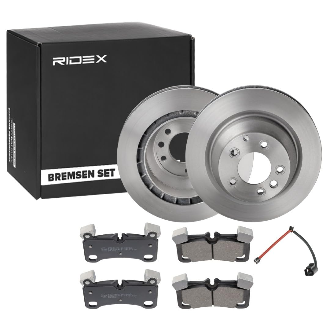 RIDEX 3405B0406 Bremsenset Hinten Belüftet 358mm - Bremsen Set mit Bremsscheiben und Bremsbeläge Satz RIDEX 3405B0406 Bremsenset Hinten Belüftet 358mm - Bremsen Set mit Bremsscheiben und Bremsbeläge Satz von RIDEX