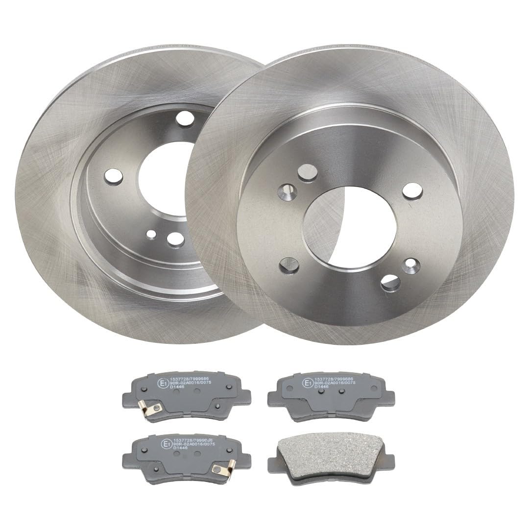 RIDEX 3405B2360 Bremsenset Hinten 234mm - Bremsen Set mit Bremsscheiben und Bremsbeläge Satz von RIDEX