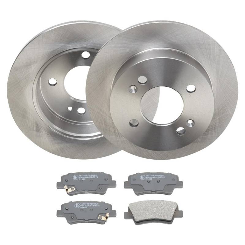 RIDEX 3405B2360 Bremsenset Hinten 234mm - Bremsen Set mit Bremsscheiben und Bremsbeläge Satz von RIDEX